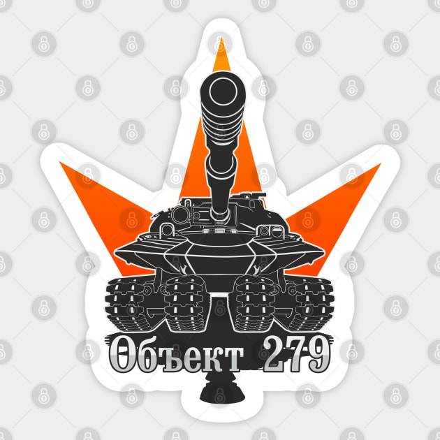 Soviet heavy tank Object 279 Sticker by FAawRay